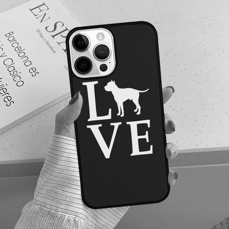 American Staffordshire Terrier Phone Case Cover For iPhone 17 Air 15 16 16e 14 13 12 11 Pro Max Coque For Apple PLUS Fundas