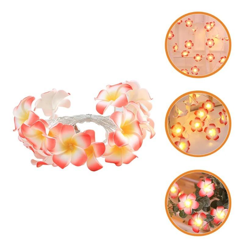 Flower Light String Battery Operated 1.5/3/6m 10/20/40leds Fairy Lights Decorative String Room Decor Lights for Bedroom Weddings Festivals