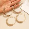 Colored Zircon Simple Hoop Earrings For Women Fashionable Personalized Daily Accessory Party  Birthday Anniversary Gifts
