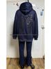 2026 Casual Women's Fashion Solid Color Sequin Wings Loose Set