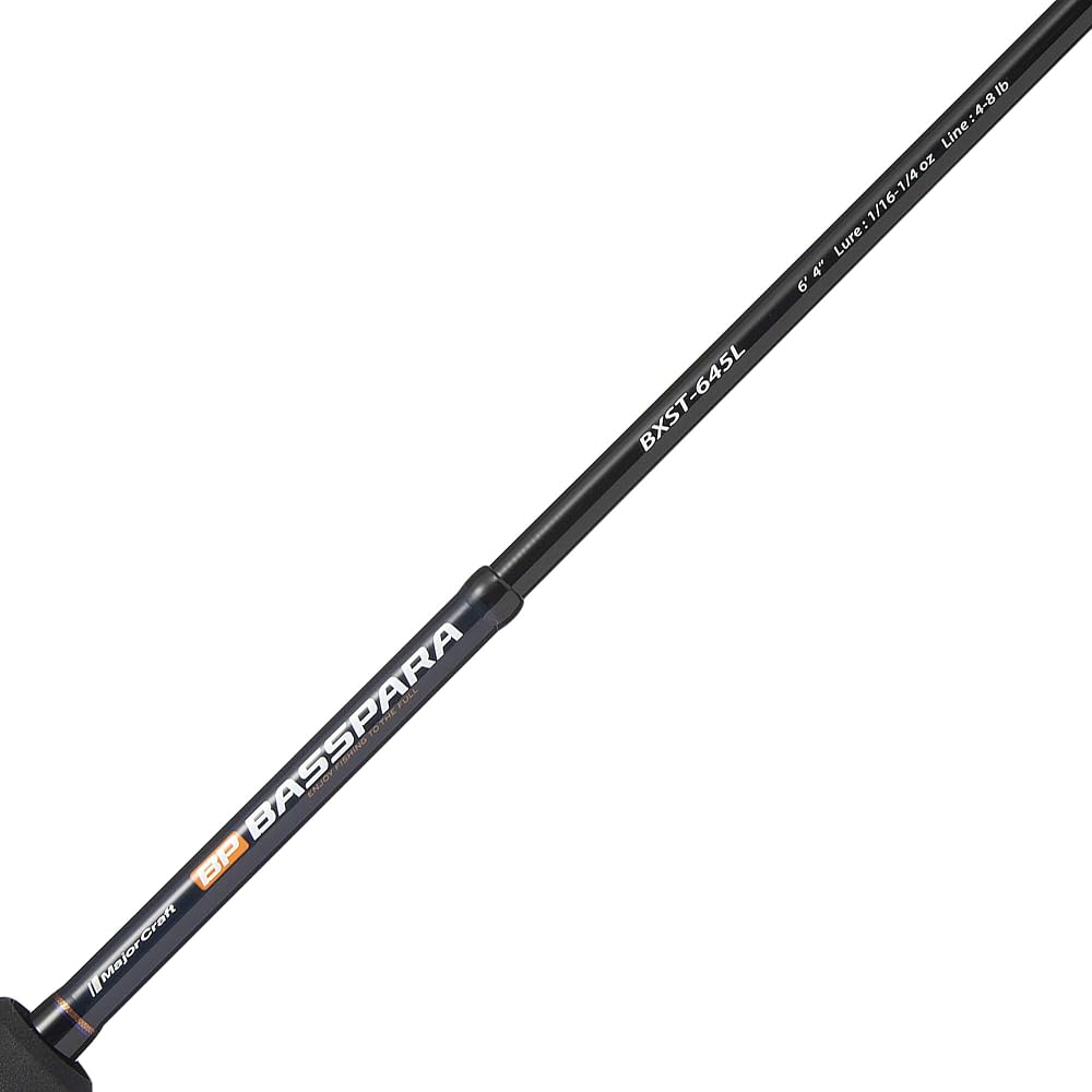 Major Craft Basspara Spinning Fishing Rod 6'4" (1.93m) Lightweight BXST-645L