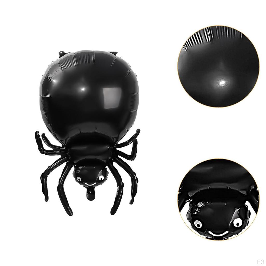 Halloween Black Araneid Balloon Foil Decorative Party Decorations Holiday Ornament for Yard