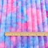 Spot Tie-Dyed Rabbit Hair Seven-Color Gradient Fabric for Clothing, Toys, Home Textiles, Shoes, and Hats