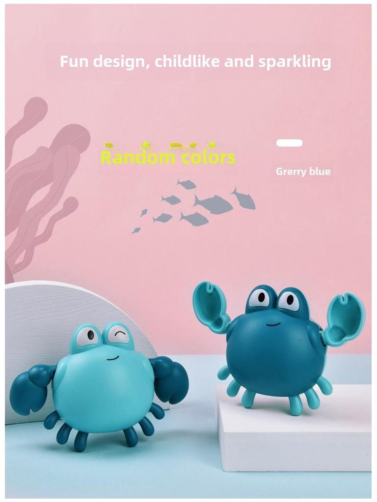 Wind-Up Baby Bath Toy Set: Duck, Dolphin, & Turtle