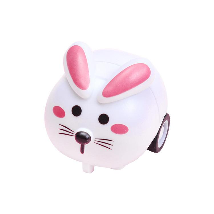 Tiger Rabbit Plastic Animal Inertia Toy Car With Push And Slide Function For Kids Development