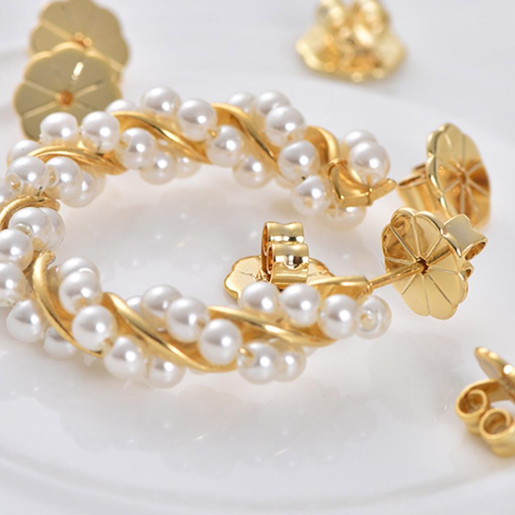 10 Stück Ohrring-Lift-Stützen Hypoallergenische Ohrläppchen-Lifter Verstellbare Bequeme Ohrstecker-Rückseiten für Damen Schmuck