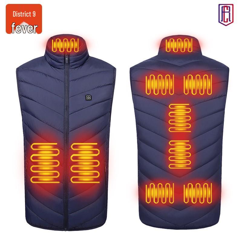 Smart USB Heated Vest: Unisex Winter/Autumn Thermal Wear with Constant Temperature Control