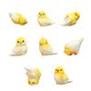 Miniatur Papageienfigur Mini Vogel Harzstatue Realistisches Tierornament Puppenhaus Feengarten Mikrolandschaft Dekoration