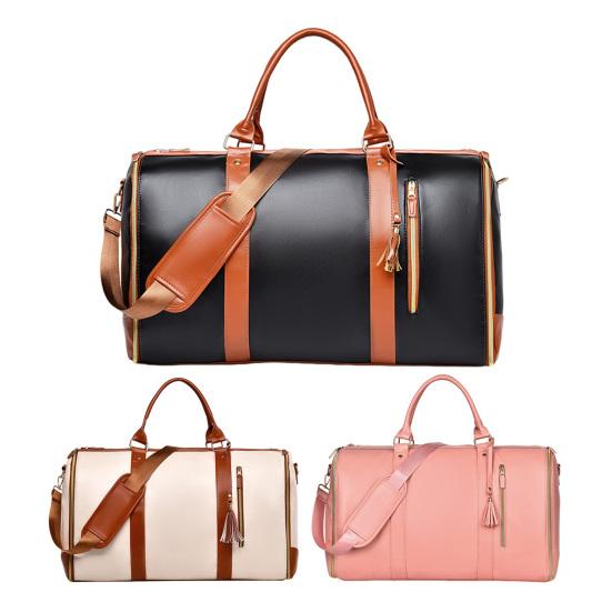 Convertible Garment Duffle Bag Travel Carry-On Tote Suit Bag 2-in-1 Hanging Garment Bag Weekender Overnight Bag for Business Trip Vacation