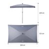 Nc7826 Garden Parasol 200 Cm Nils