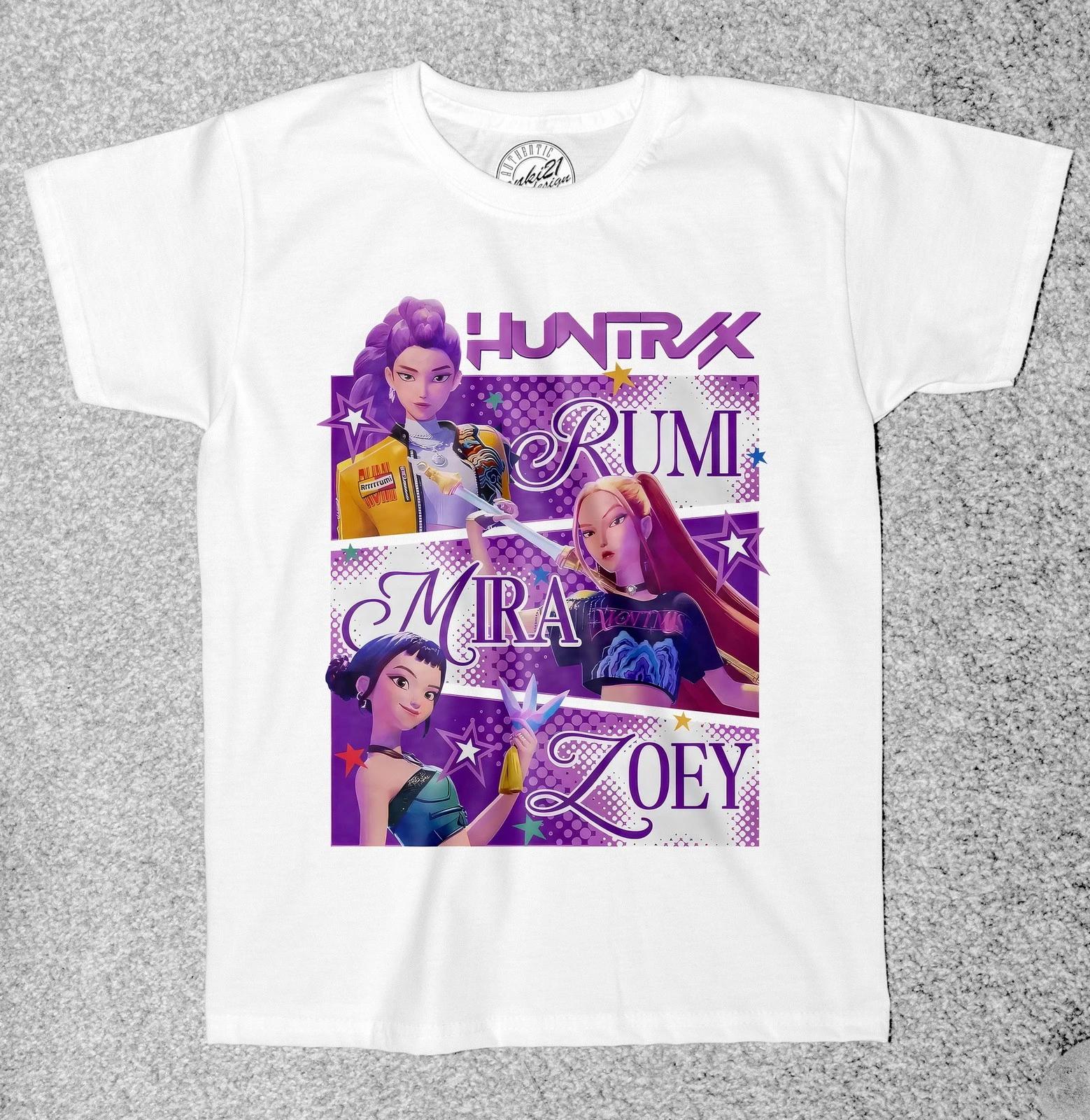 

Huntrix K-Pop Demon Hunters 002 Anime/Manga Childrens/Kids Adult t shirts/t-shir 140