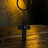 Artistic Crosses Key Holder With Hide Chamber For Small Items Keys Purses And More Strong Metal Materials