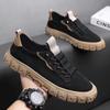 Men's Shoes Ice Silk Cloth Canvas Shoes Breathable Casual Shoe Light Walking Flat Shoes for Men Vulcanized Shoe Slip On Loafers