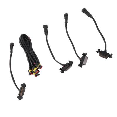 4pcs LED Front Grille Light Smoked Lens with Wiring Harness Kit Fit for Tacoma 16‑19