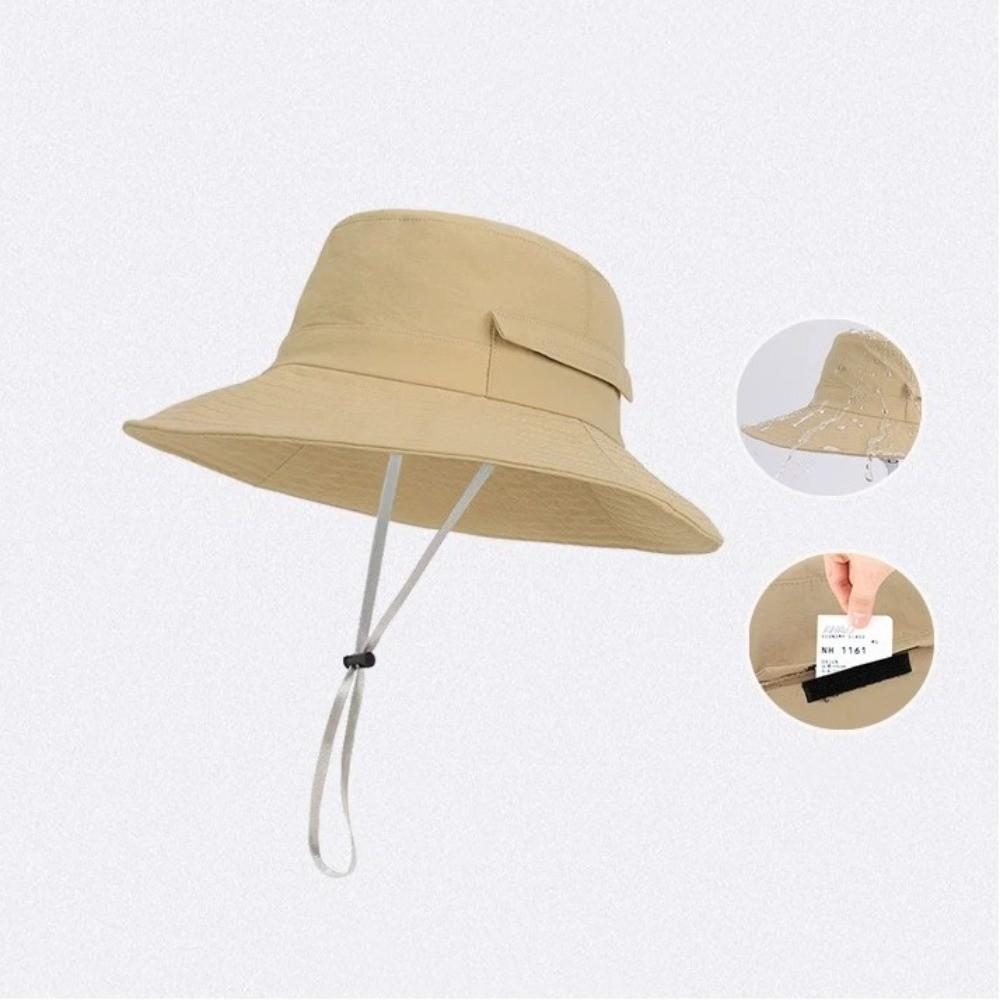 Sun Protection Fisherman's Hat Large-Brimmed Sunscreen Bucket Hat New Sun Hat Men