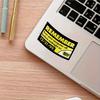 Warning Sticker - BOGO - 2 For The Price of 1! Durable for Laptop, Car,Skateboard & More - Perfect for Teens, Adults, Creative Decor & Gifting