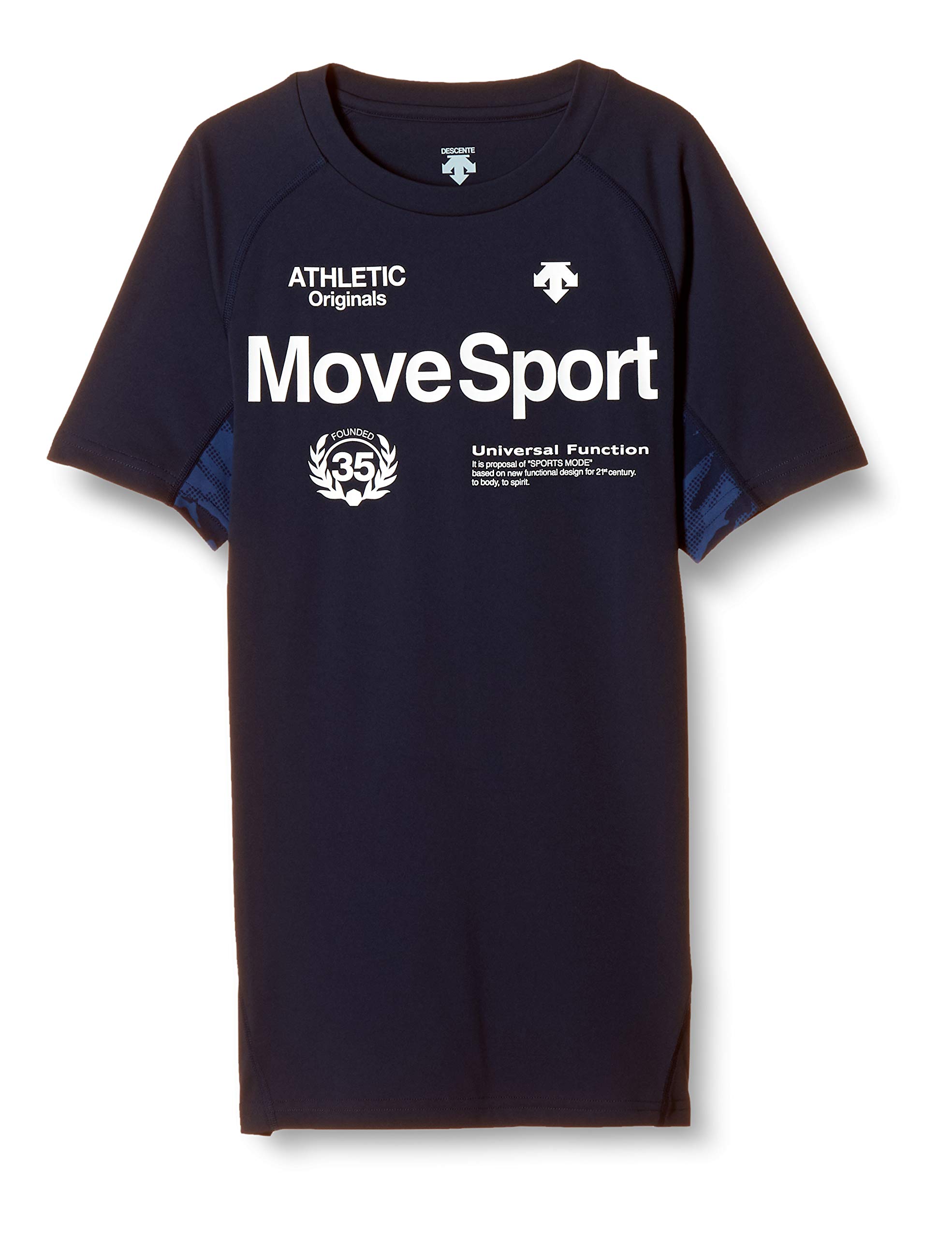 

Move Sports Descente Skin Fit Short Sleeve Shirt, Men s, Navy, Medium, T-Shirt