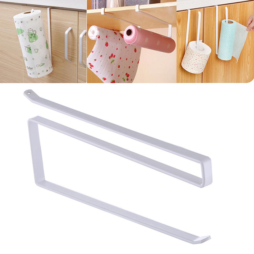 Cabinet Roll Paper Holder Paper Towel Hanger Iron Cabinet Hanging Rack