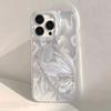 Luxury Laser Silver Butterfly Texture Phone Case for iphone 16 15 14 7 8 Plus 13 Pro Max 16e X XS XR SE 2022 Back Silicone Cover