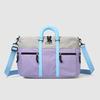 Large Capacity Color Block Travel & Sports Bag with Wet/Dry Separation