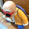 Used Dragon Ball Master Roshi Soft Vinyl Figure