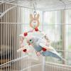 Hanging Bird Swing Toy Wooden Bird Climbing Stand Grinding Claws Chewing Perch  Training Purpose