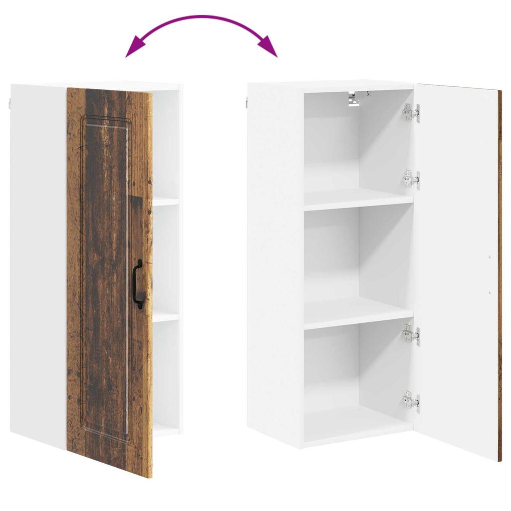 Dishwasher Front Panel Kalmar Reclaimed Wood 40 x 31 x 100 cm