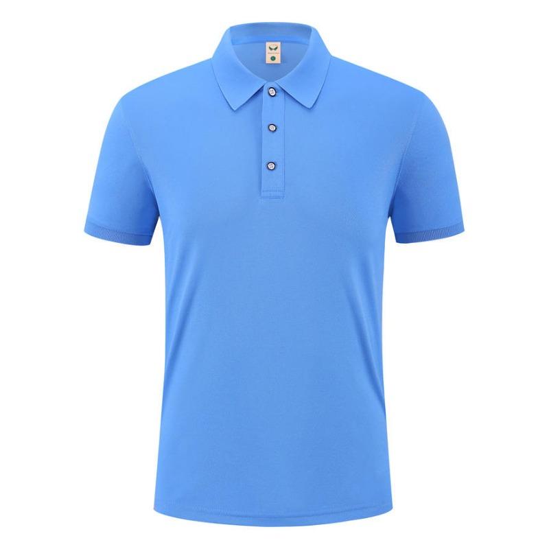 Classic Uniform Polo T Shirt Men   Summer Formal Collar T-shirt For Men Casual Camiseta Polos De Hombre