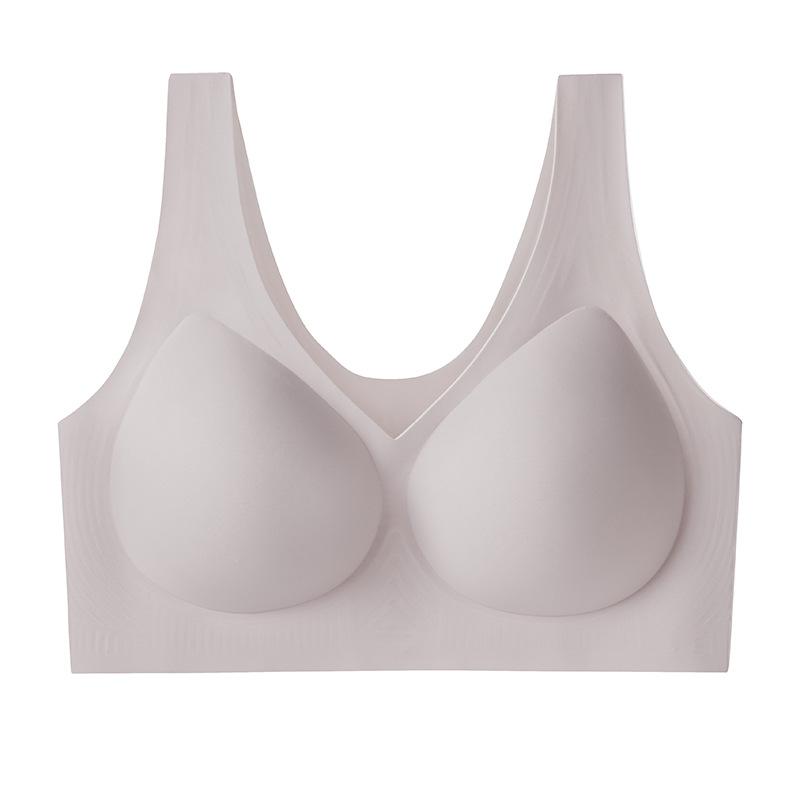 

Бюстгальтер женский с мягкой поддержкой, женское нижнее белье, удобный бюстгальтер против провисания, бюстгальтер пуш-ап 5XL серый