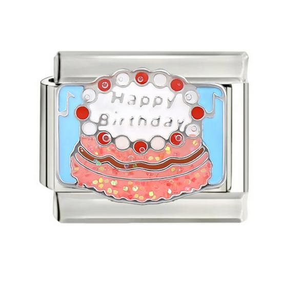 In Stock Stainless Steel Modular Italian DIY Bracelet, Style E with Single Bead