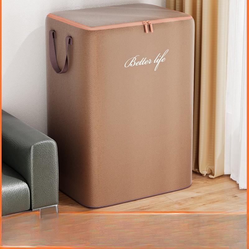 Большая вместительная сумка для хранения одежды складная сумка для сортировки хлопковых одеял пылезащитная сумка простая бытовая сумка для хранения одежды 50x40x50cm 4739₽