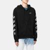 OFF WHITE Chain Arrow Slim Zip Hoodie OMBE013F22FLE0061001