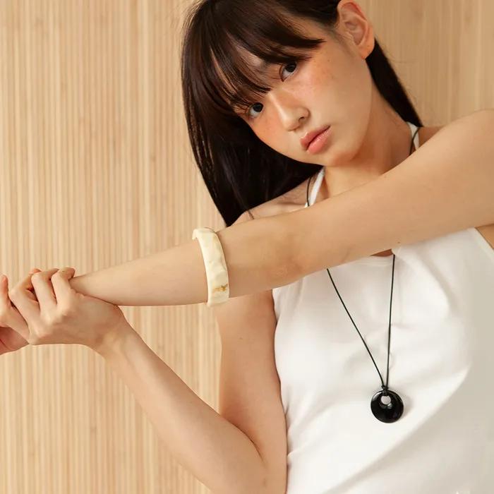 nature marble formica bangle (2color)