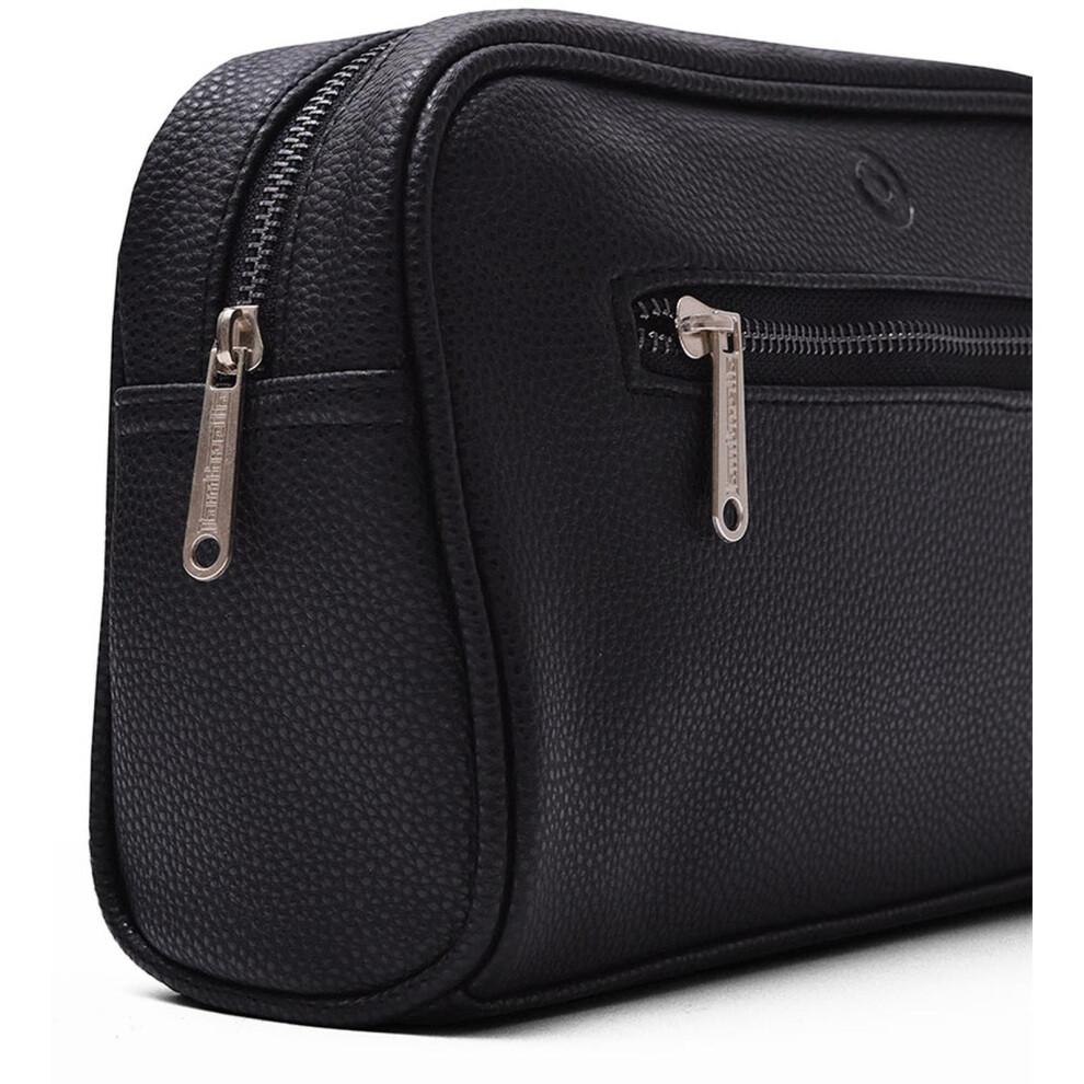 Lambretta Mens Premium Target Travel Toiletry Shaving Kit Wash Bag - Back