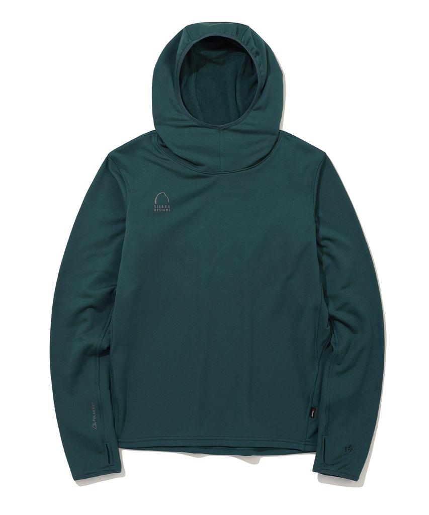 SIERRA DESIGNS W) Mendonhall Polartec Power Grid Hoodie (Slim Fit) Deep Blue Green