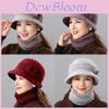 Winter Knit Hat For Elderly Women With Windproof And Warmth Protection