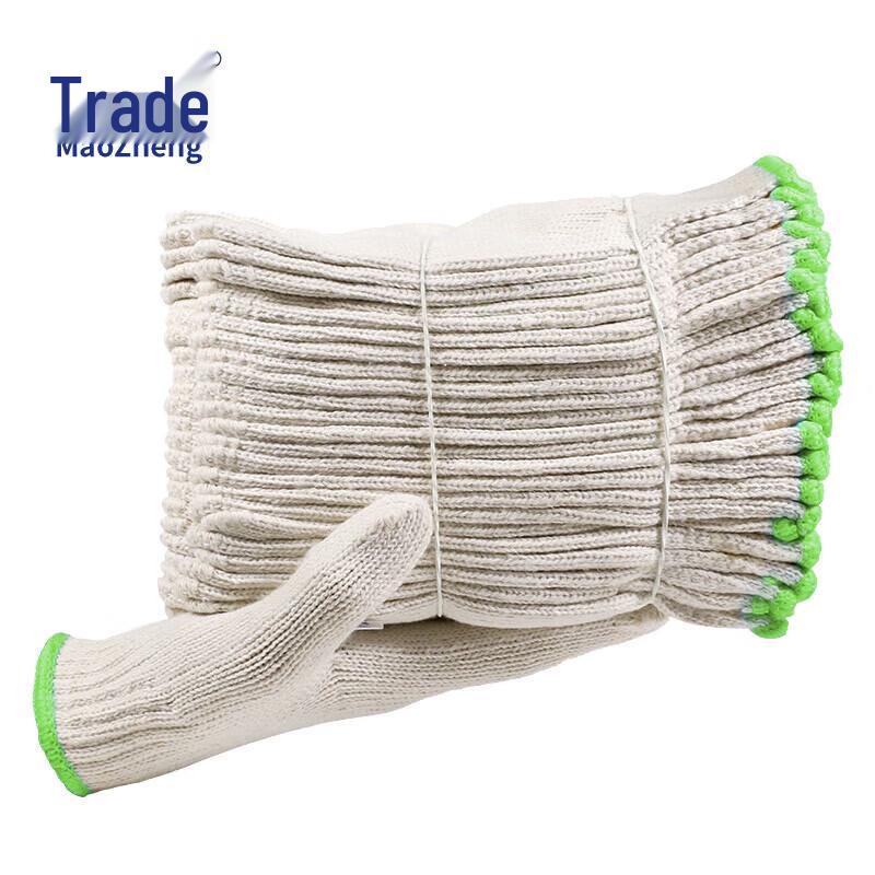 Maozheng Thickened Cotton Work Gloves (12 Pairs) One Size