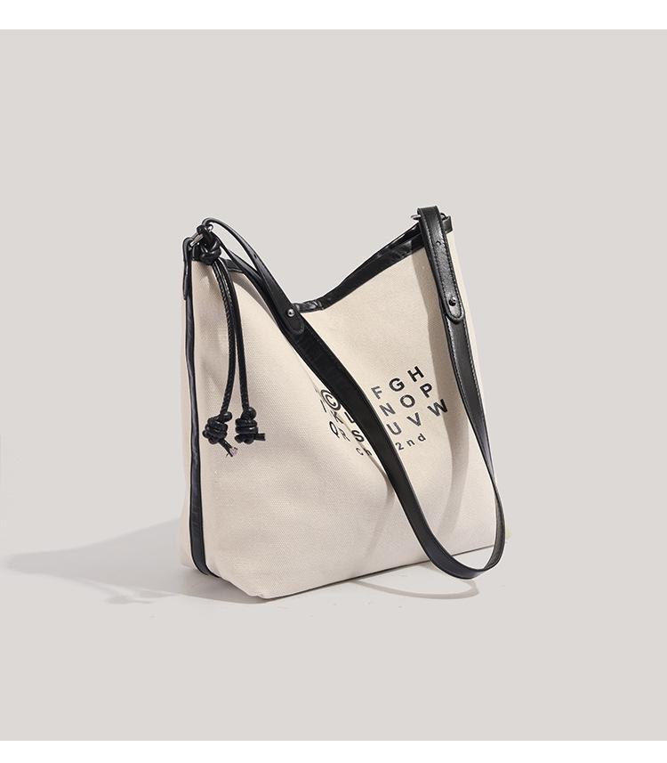 Four Seasons Large Capacity Canvas Tote Bag – 2025 Summer Casual Shoulder Bag