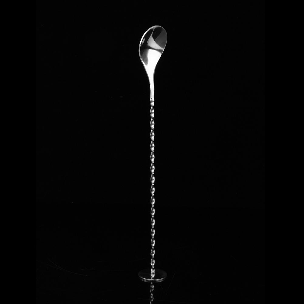 11In Stainless Steel   Bar Spoon Steel Bartending Mixed Tall Drink Stir Spoon Bar Wine