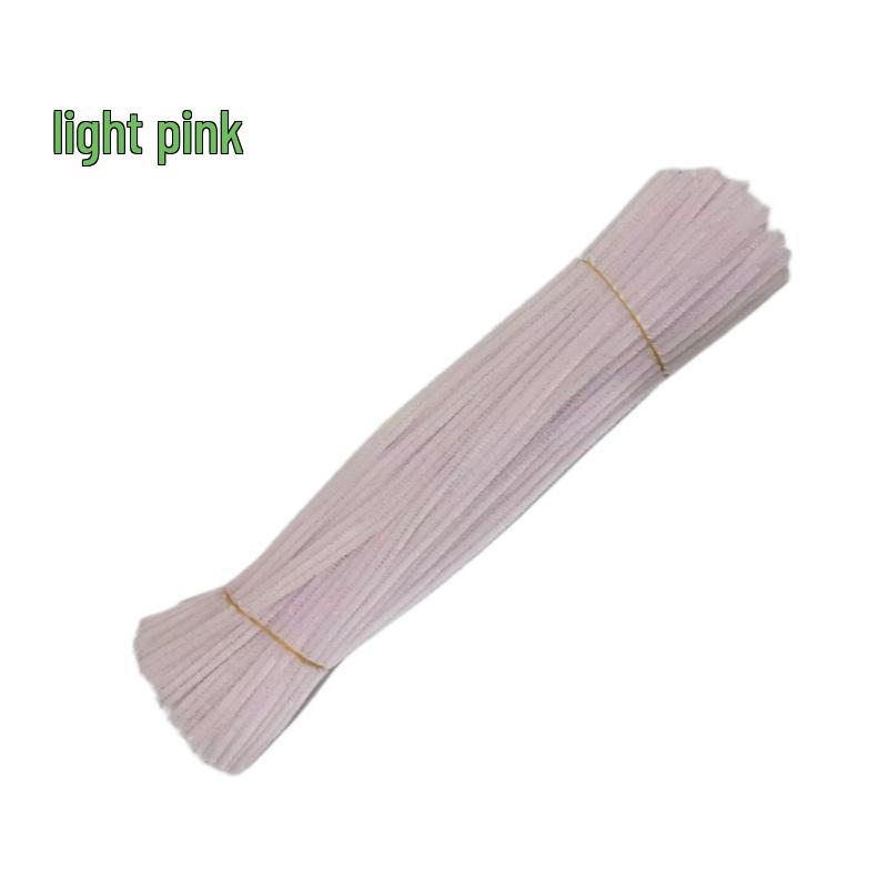 

Chenille Stems [Zinc Art] Macaron Wool Strips for DIY Children s Toy and Bouquet Crafts.