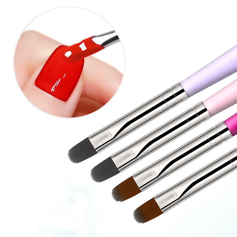 1 STÜCKE Nail art Pinsel Stift 3D Tipps Muster Phototherapie Acryl UV Gel Verlängerung Builder Beschichtung Malerei Stift DIY Maniküre Werkzeuge