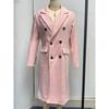 Women's Vintage Casual Lattice Print Autumn Winter Long Sleeve POLO Neck Jackets & Coats