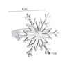 Snowflake Shaped for Xmas,Party,Wedding Napkin Ring Table Decor Napkin Buckle Christmas Supplies