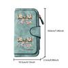 Easter Egg Bowknot Long Zipper Wallet, Large Capacity Card Holder, Unisex Clutch Bag, Fashionable Zipper Coin Purse, Suitable for Daily Use, A Great