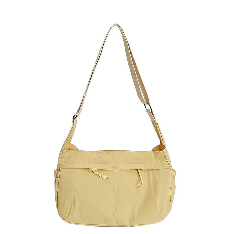 Urban Style Nylon Small Square Bag With Zipper Closure For Daily Use And Storage