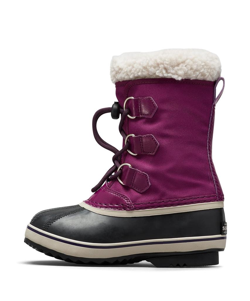 Sorel Kids' Ute Pack Nylon Waterproof Boots, Size 19.0cm, Wild Iris, Dark Plum