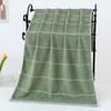 Pure Cotton Large Bath Towel Plain Color Simple Soft Wrap Towel Beach Towel Household Bathroom Export