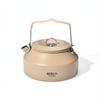 Camping Gear, Portable Kettle, FoodGrade Aluminum, Outdoor Hiking 900ml A Black