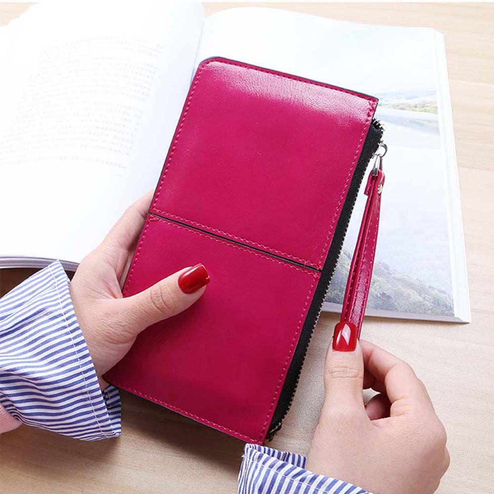 Money Bag Multi Card Pockets Money Clip With Zipper Coin Purse Long Wallet Card Holder Card Case