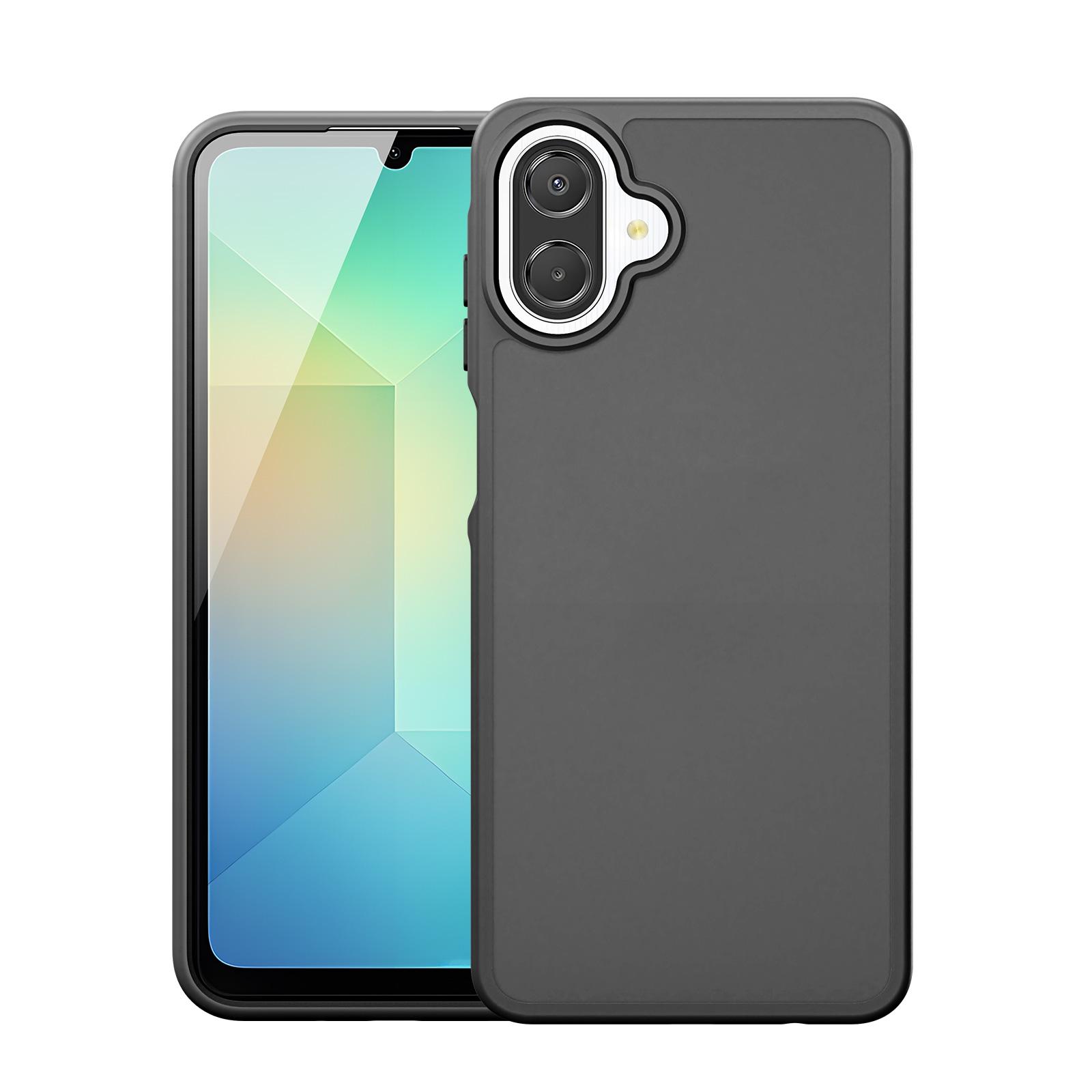 

Чехол для Samsung Galaxy A06 4G/Galaxy A06 5G/Galaxy A07 4G DUX DUCIS Yind Series Матовый Защищающий от отпечатков пальцев TPU+PC Задняя крышка телефона Black